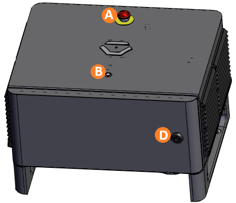 Control box, Top Side